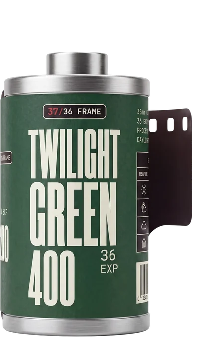 TWILIGHT GREEN 400 35mm canister